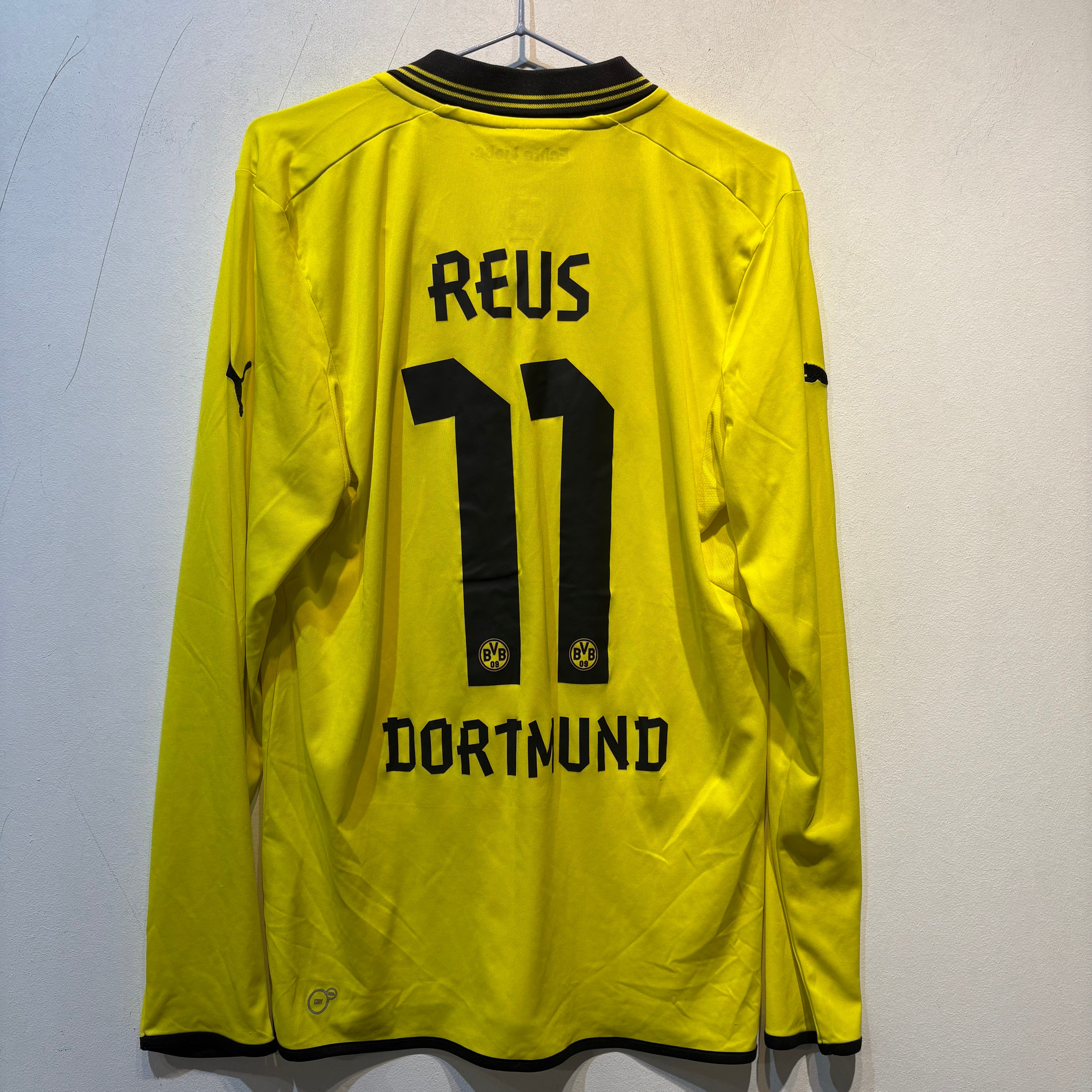 Borussia Dortmund “Reus 11” Home Long Sleeve Shirt – 2014/2015 – Puma – Size M