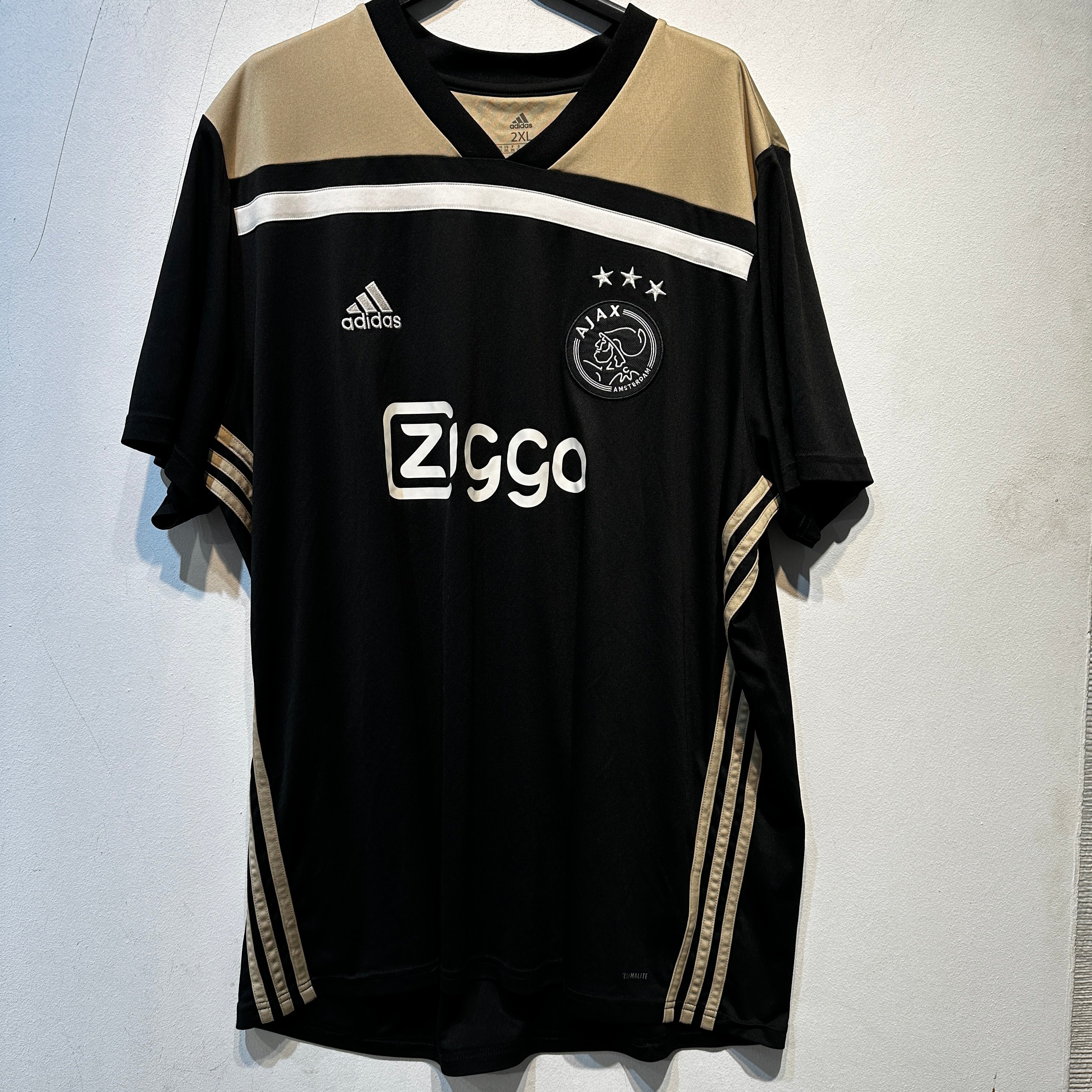 Ajax Amsterdam Away Shirt 2017/2018 – Adidas – Black/Gold – 2XL