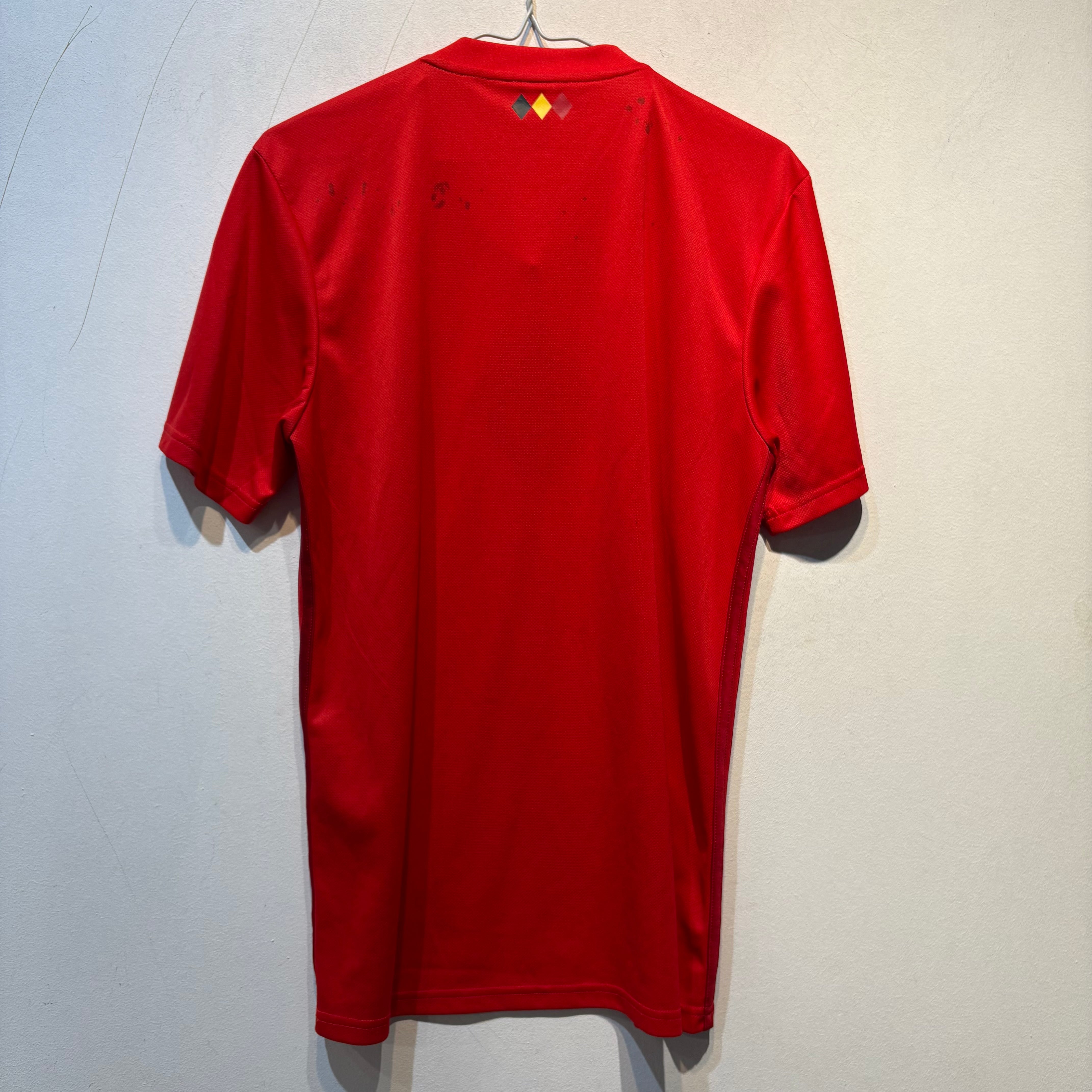 Belgium Home Shirt – 2018 World Cup – Adidas Climalite – Size S