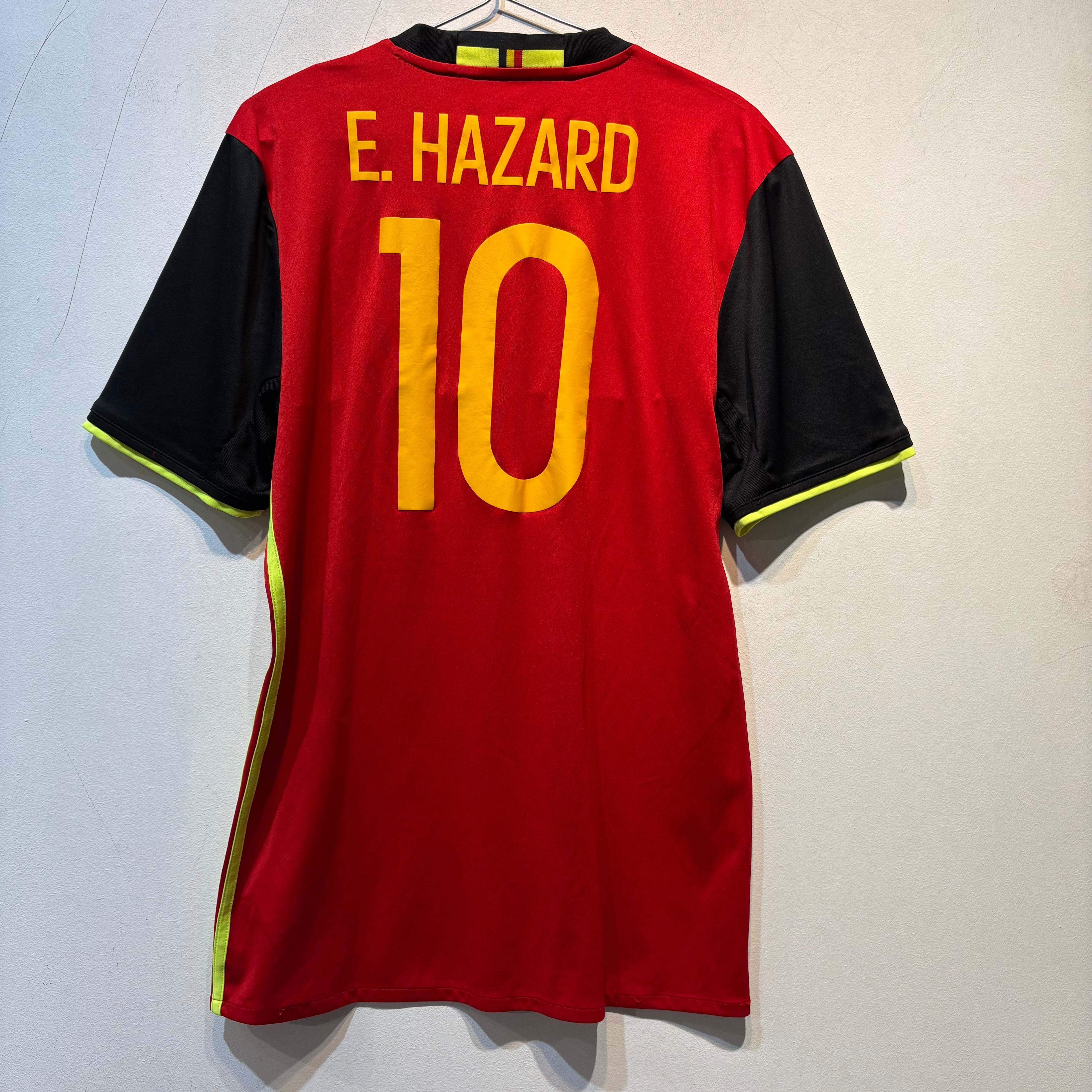 Belgium Home Shirt – Euro 2016 – Eden Hazard #10 – Adidas Climacool – Size M