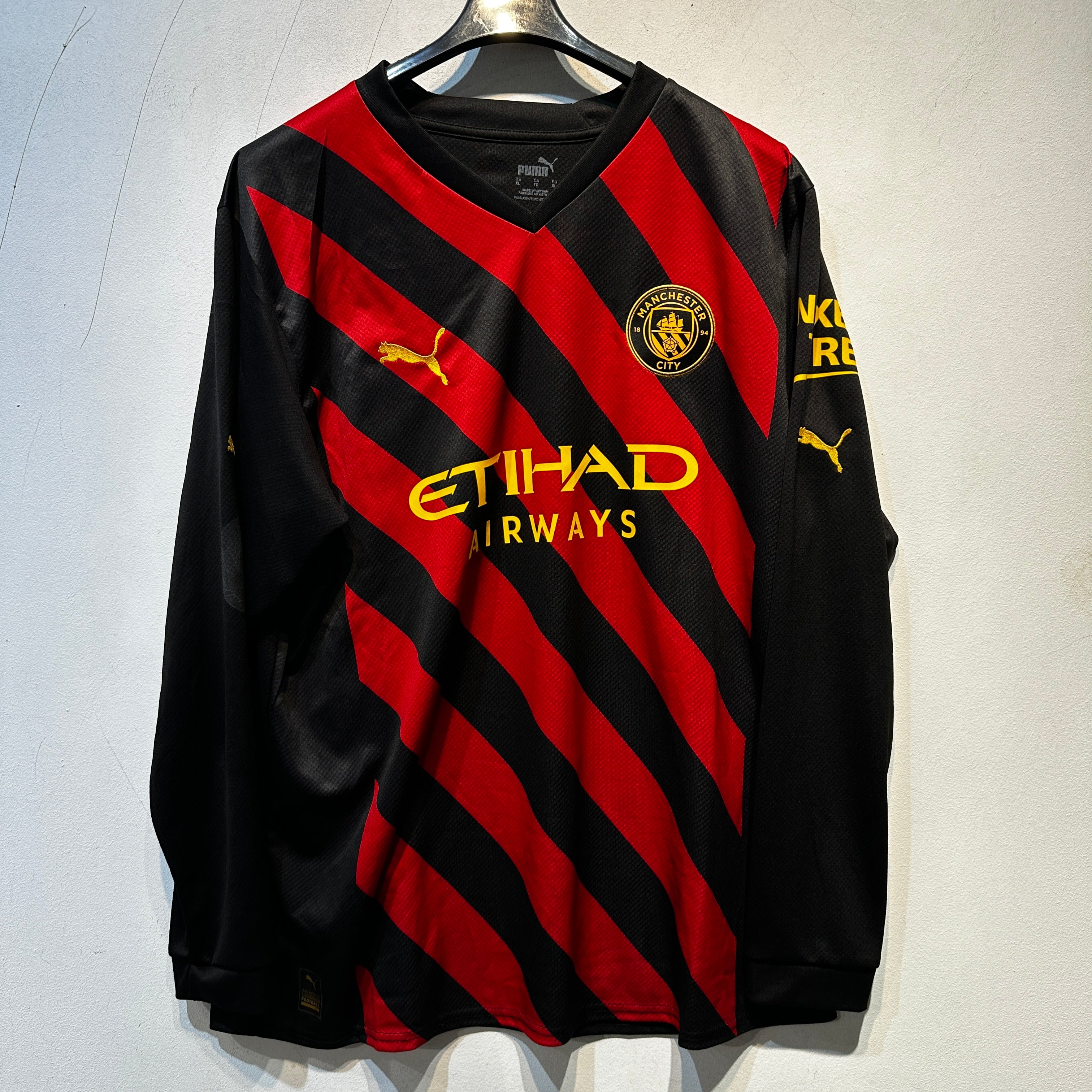 Manchester City 2022/23 Away Long Sleeve Jersey - XXL