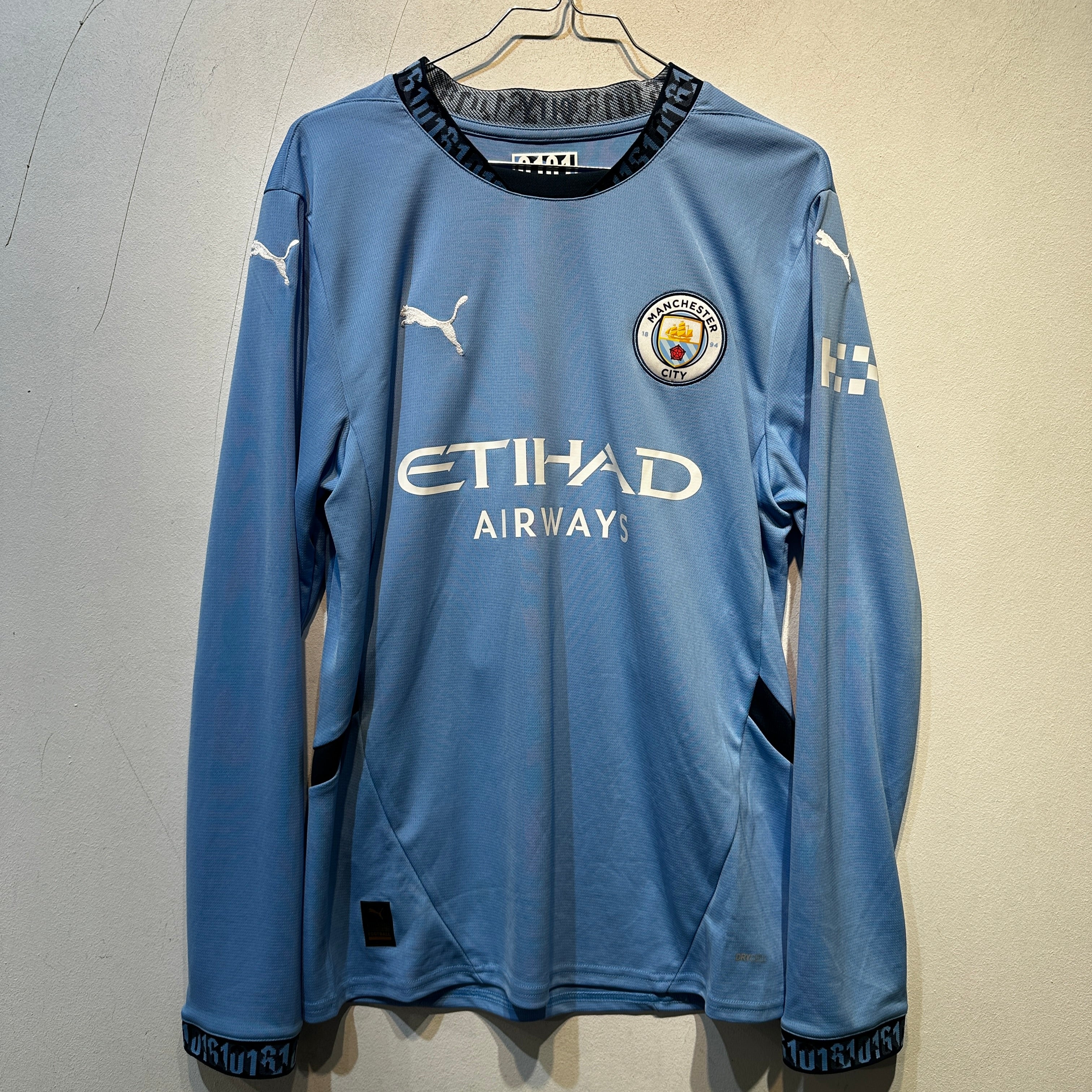 Manchester City “De Bruyne” Home – 2024/2025 – Long Sleeve – Medium