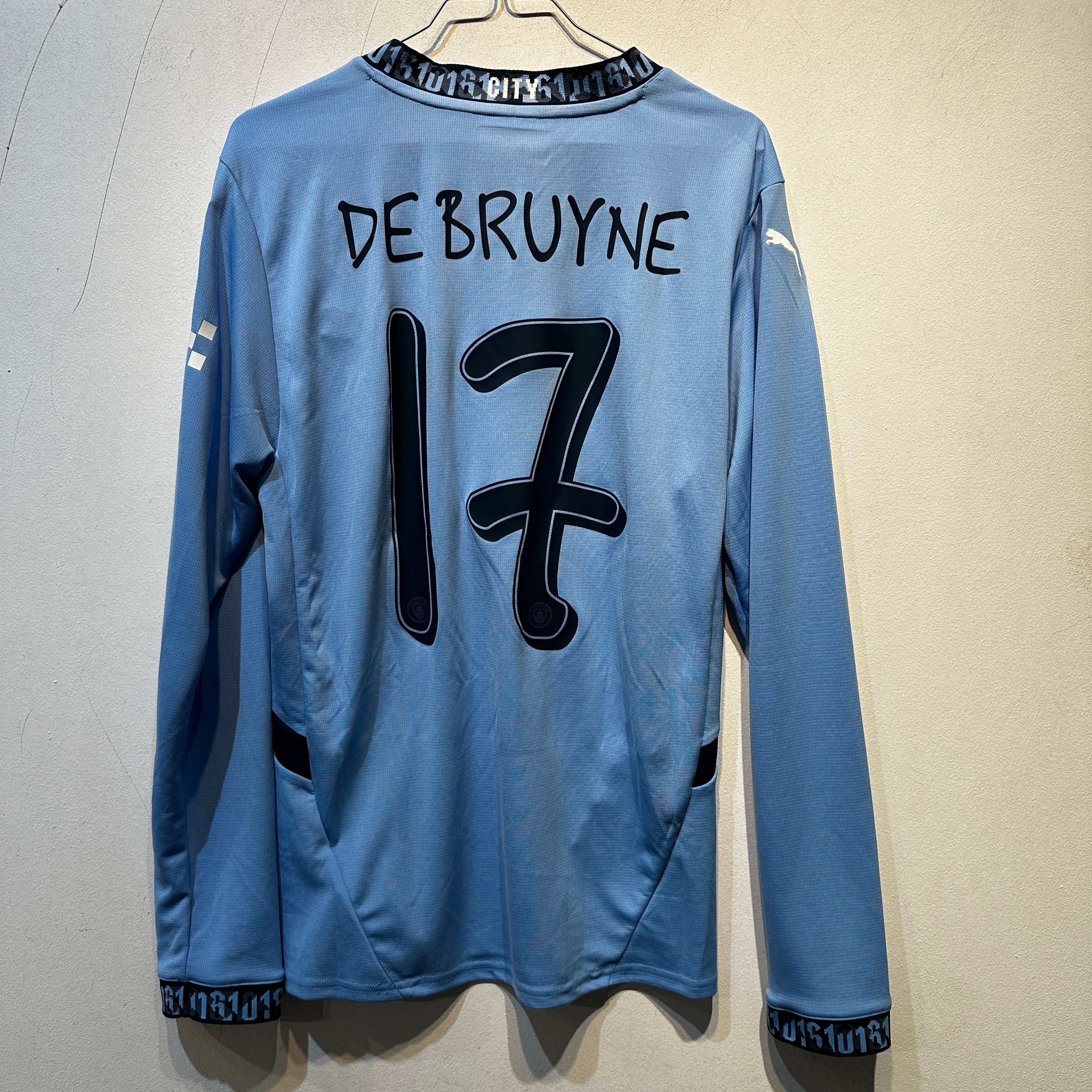 Manchester City “De Bruyne” Home – 2024/2025 – Long Sleeve – Medium