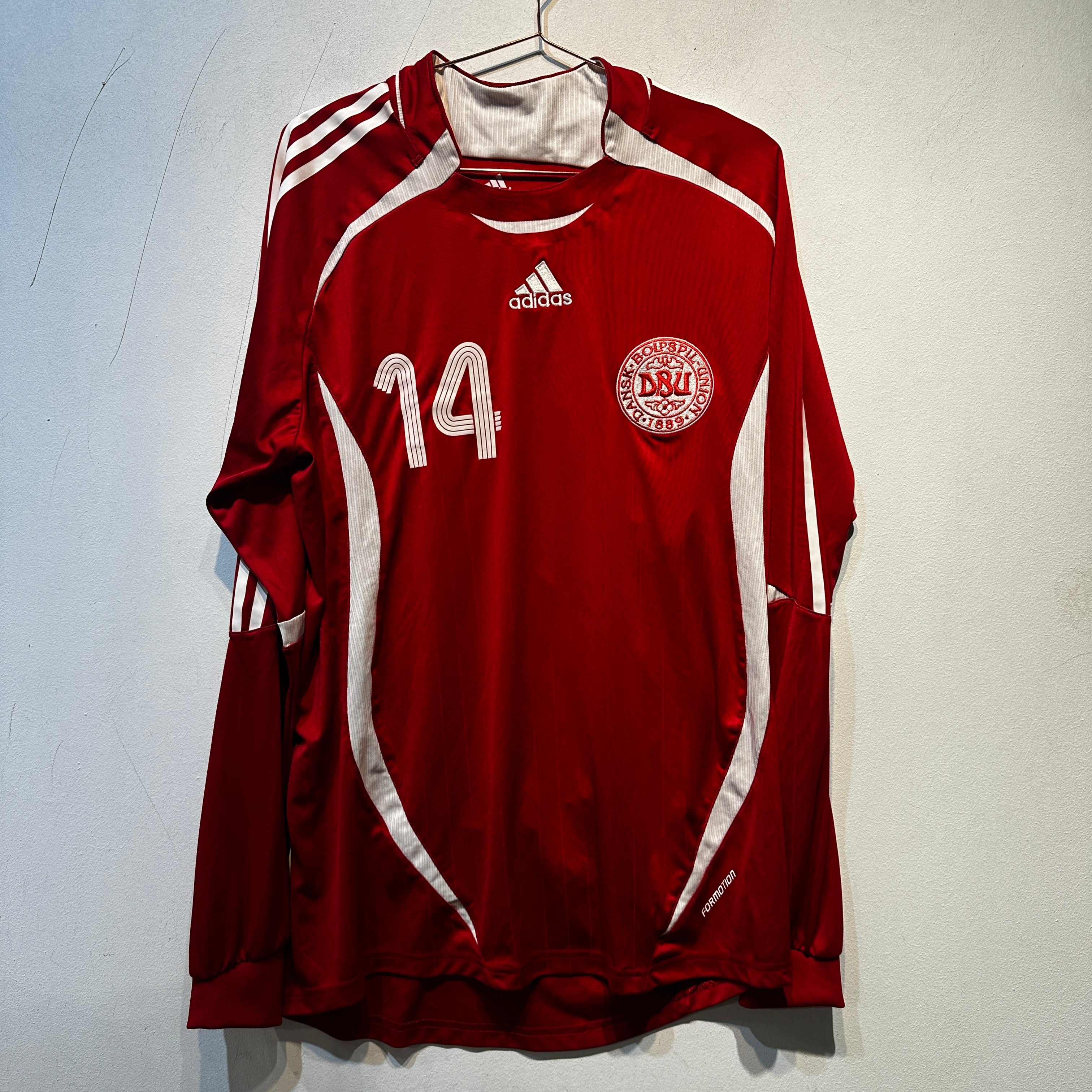 Denmark “14” Home – 2008/2010 – Long Sleeve – Large