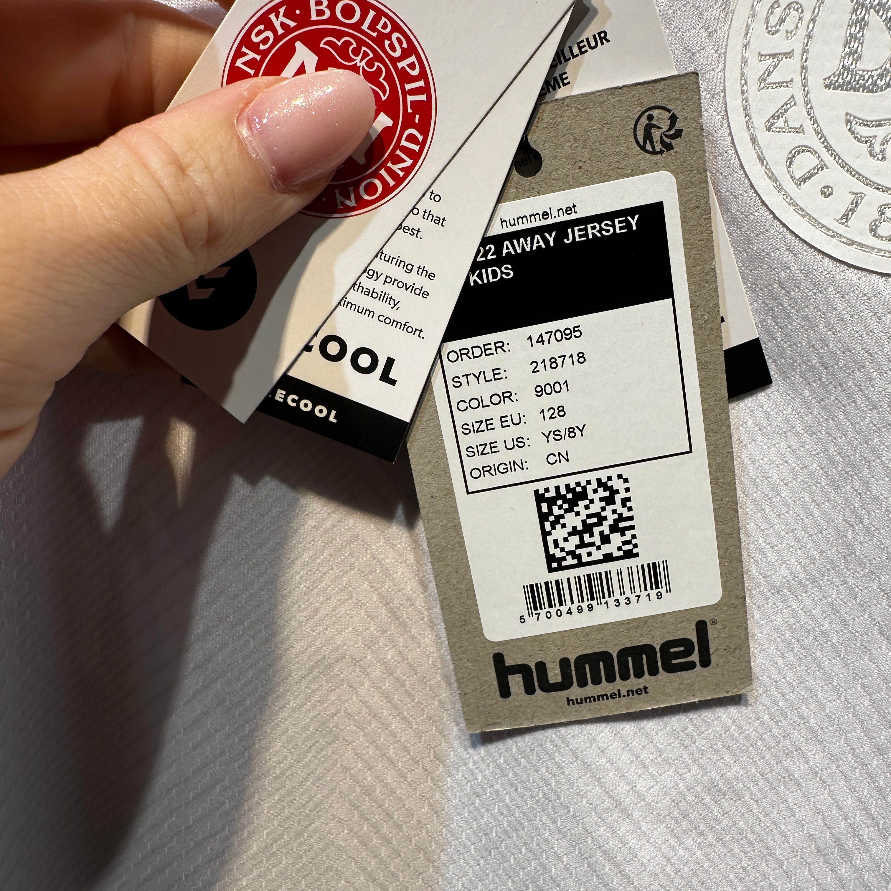 Denmark National Team Away – 2022 – Kids 128 (YS/8Y)