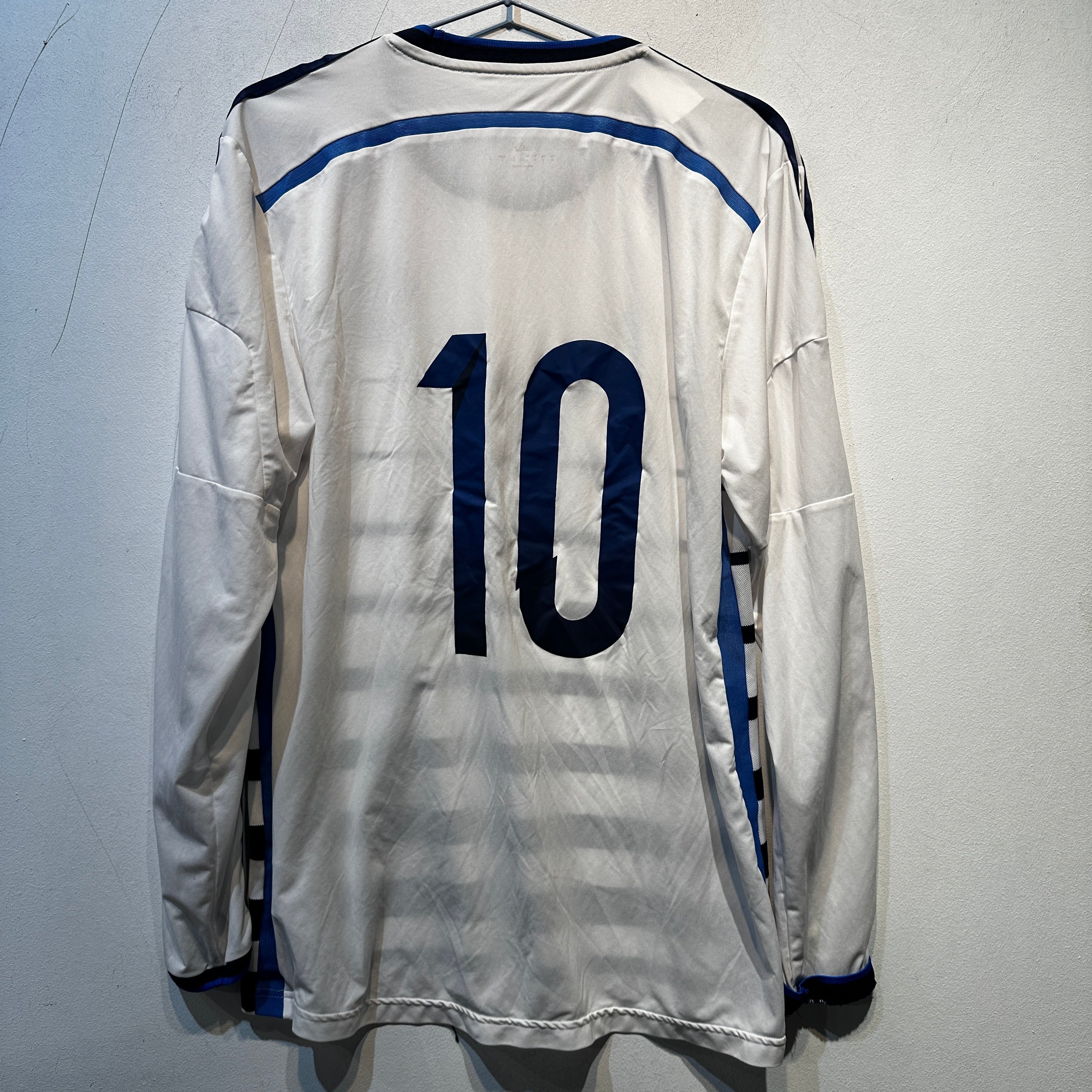 Denmark “#10” Away – Long Sleeve – 2014/2015 – Size UK/US 8