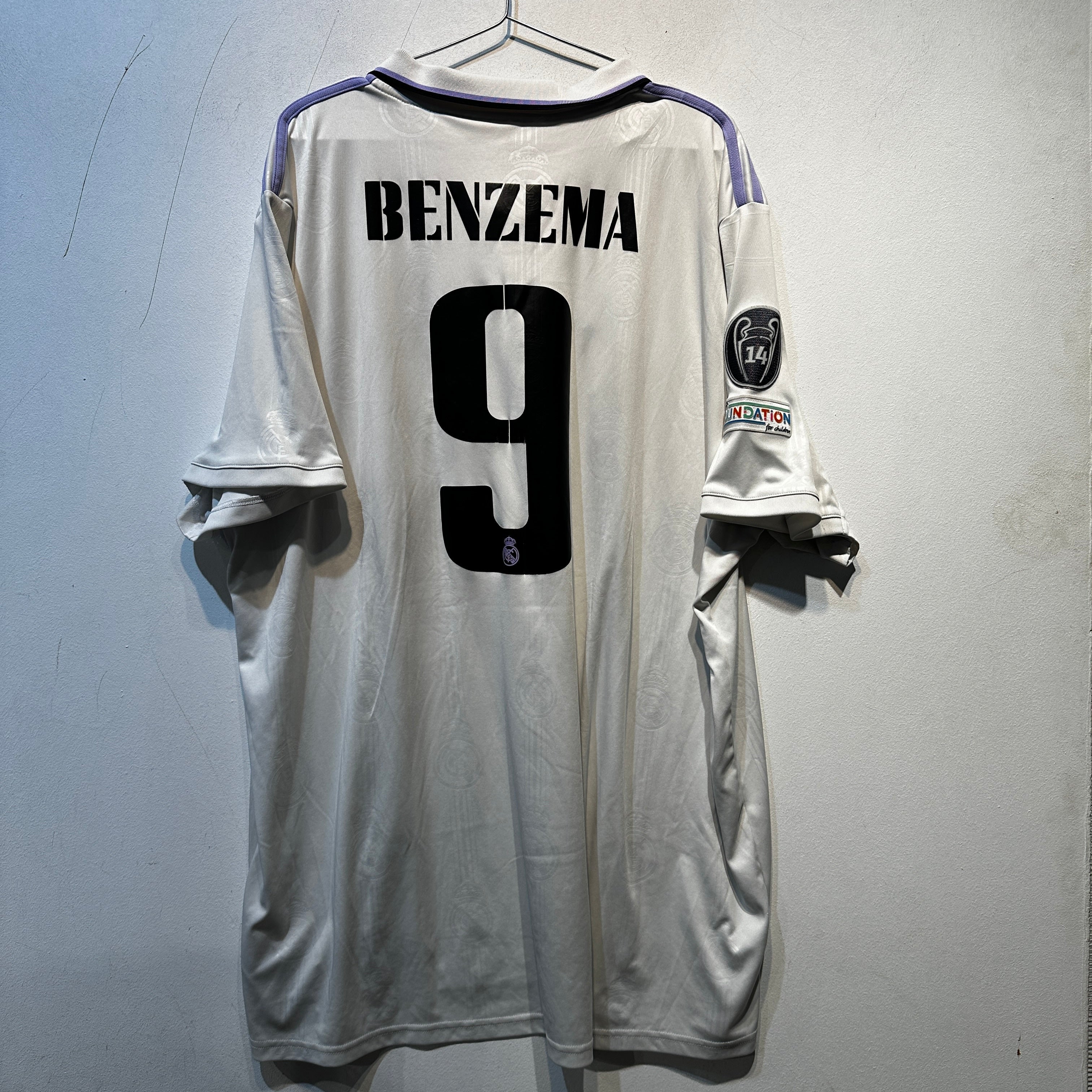 Real Madrid “Benzema 9” Home Champions League - 2022/2023 - 3XL