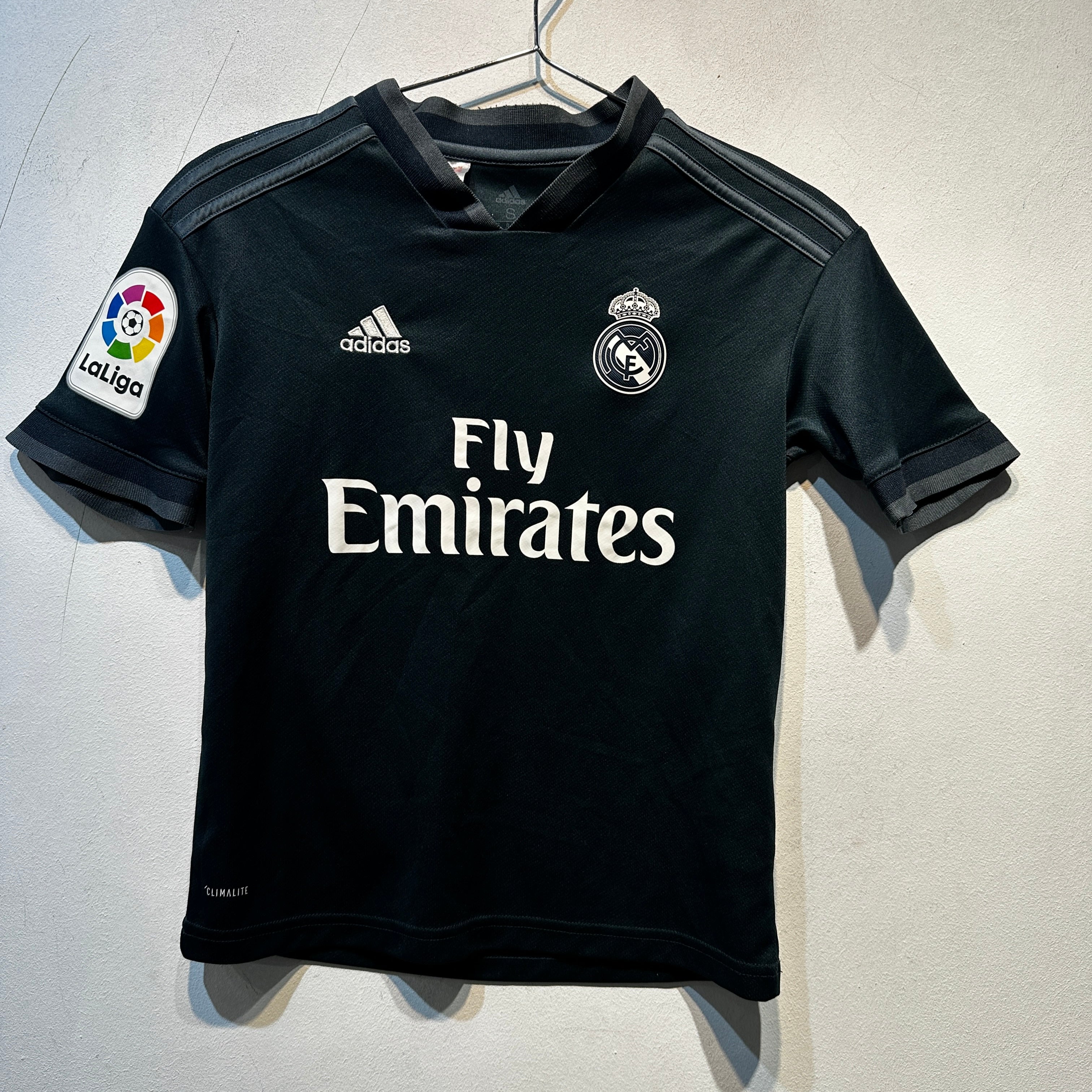 Real Madrid Away Shirt 2018/2019 – Adidas Climalite – Size S (9-10y)