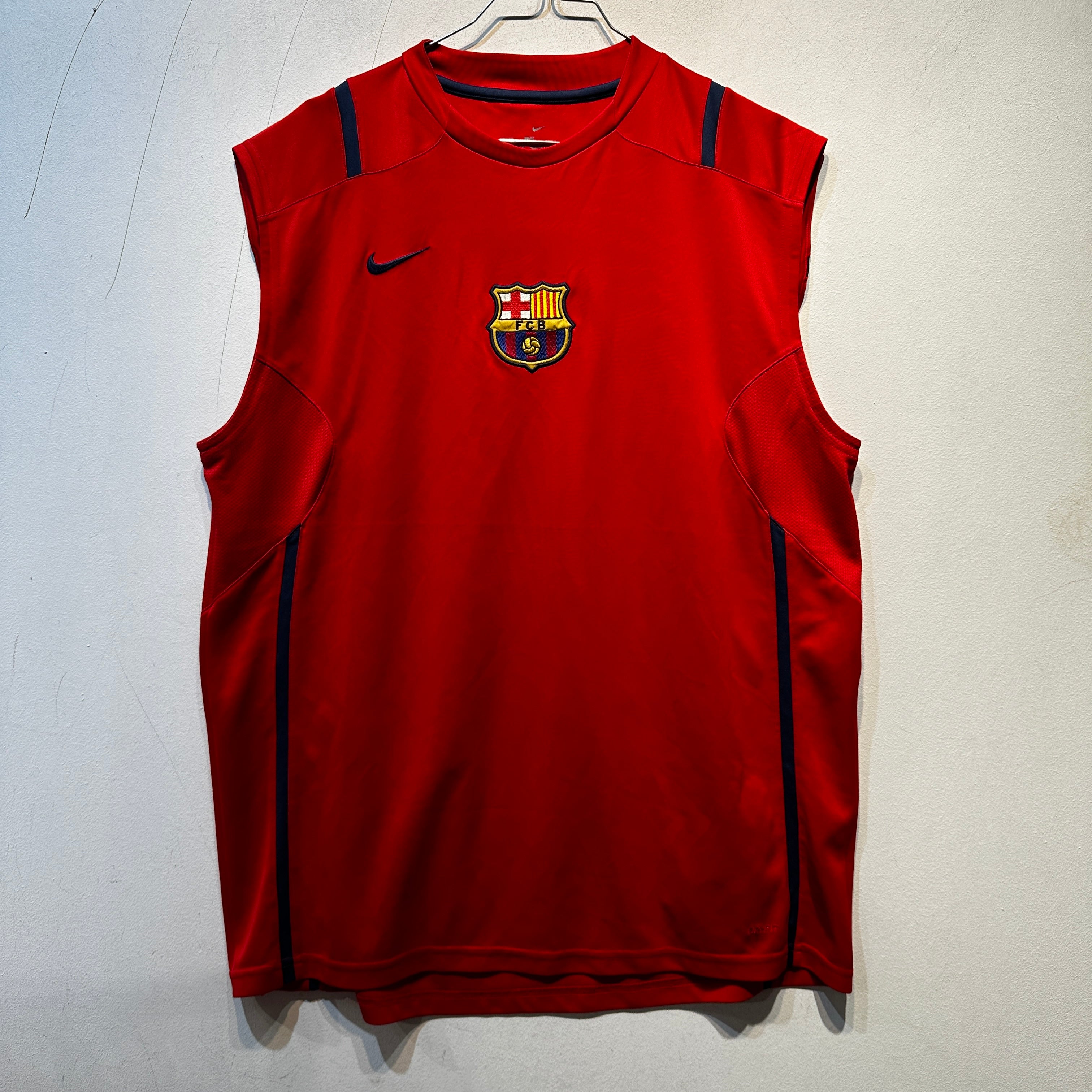 FC Barcelona Sleeveless Training Top - Mid 2000s - XL