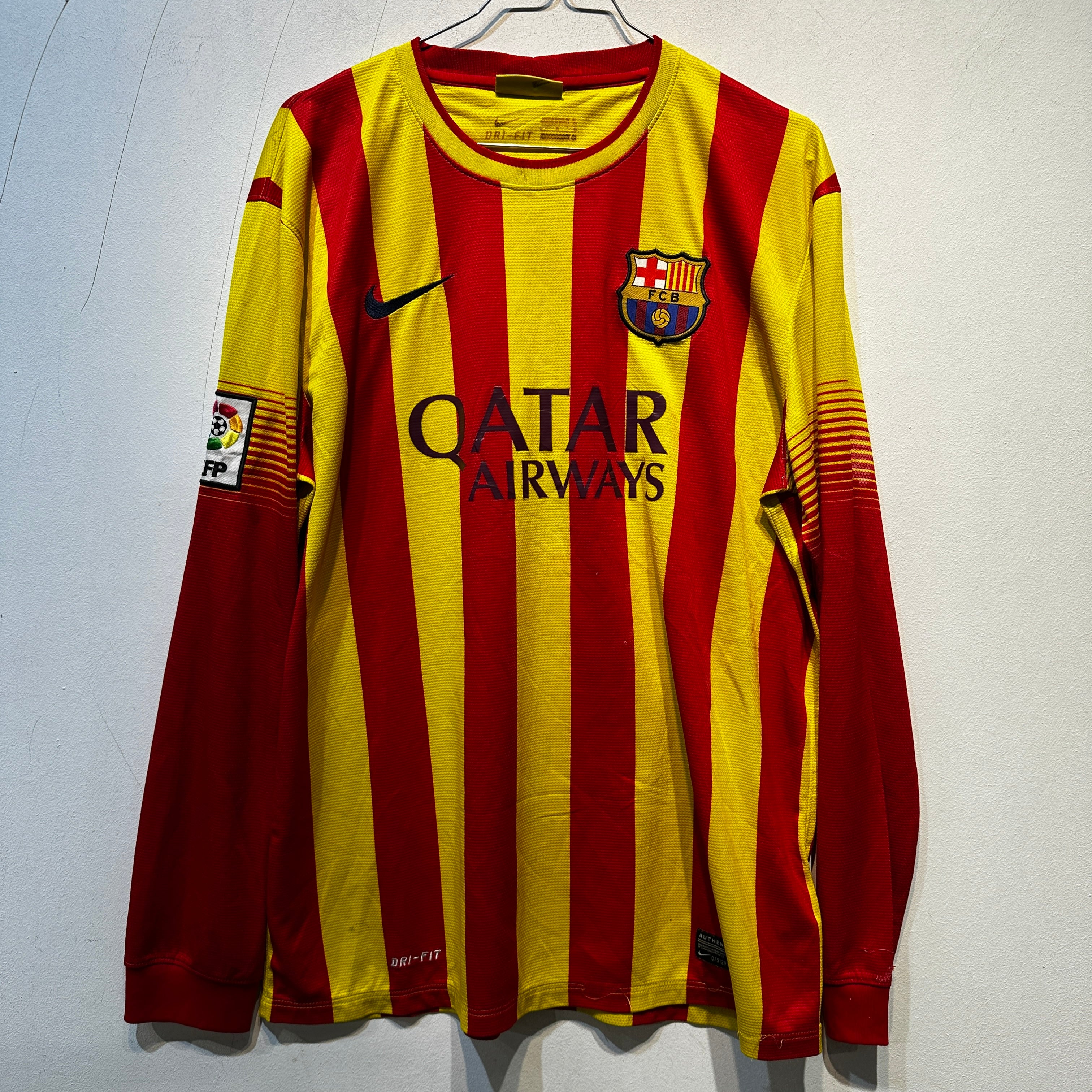 FC Barcelona Away “Senyera” - 2013/2014 - Large (Long Sleeve)