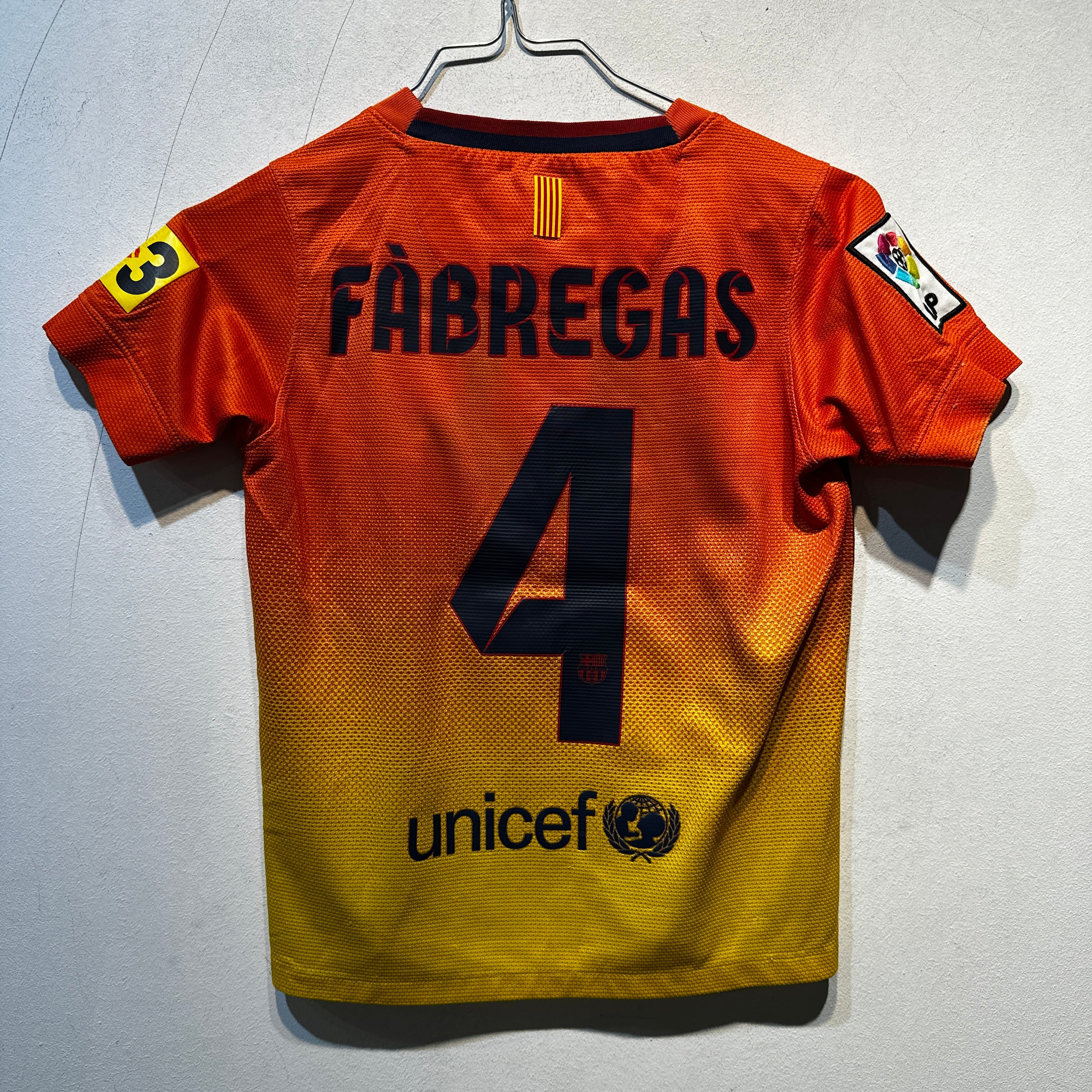 FC Barcelona Fàbregas Away Shirt – 2012/2013 – Kids XS (116–128cm)