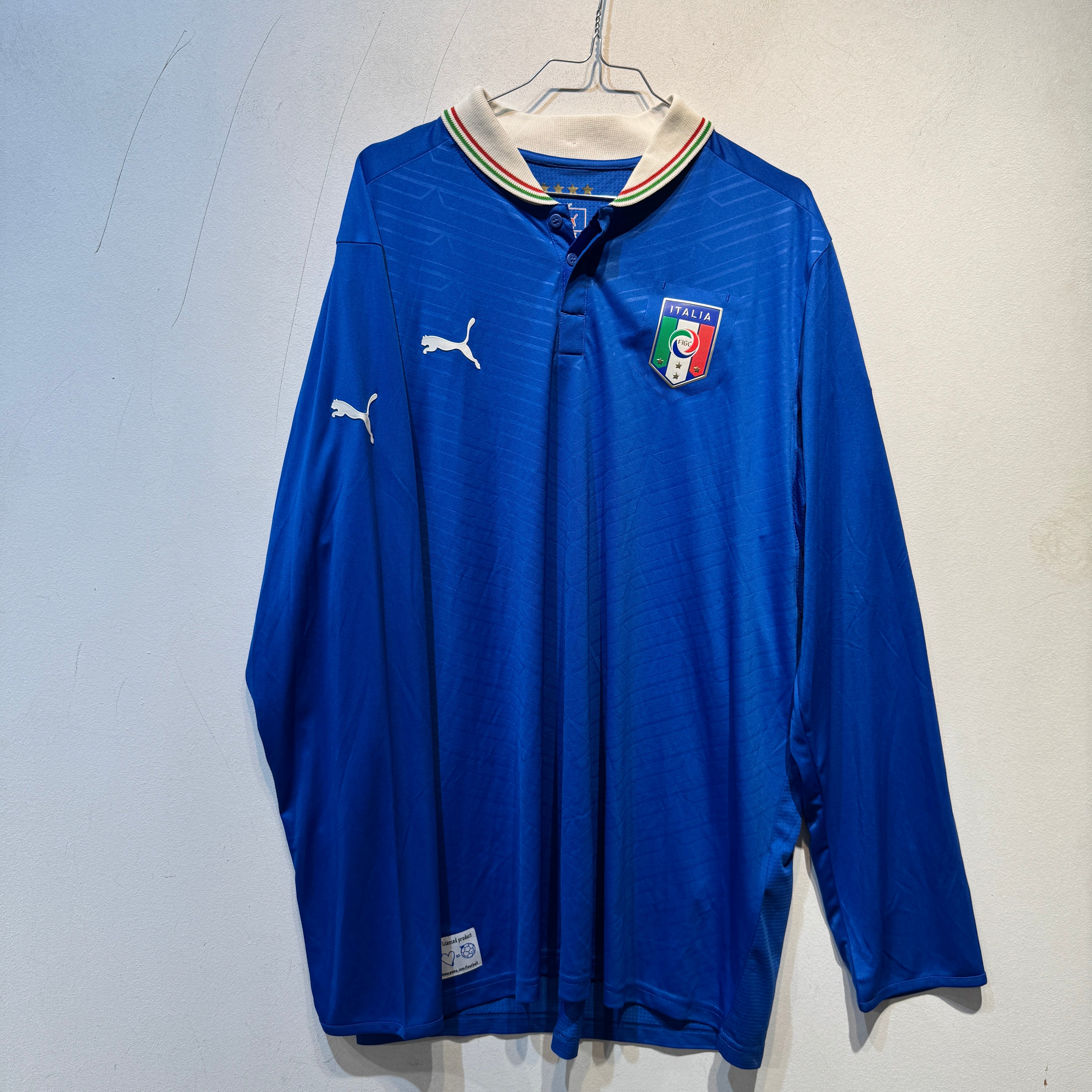Italy National Team Home Long Sleeve Shirt – 2014/2015 – Puma – XXL