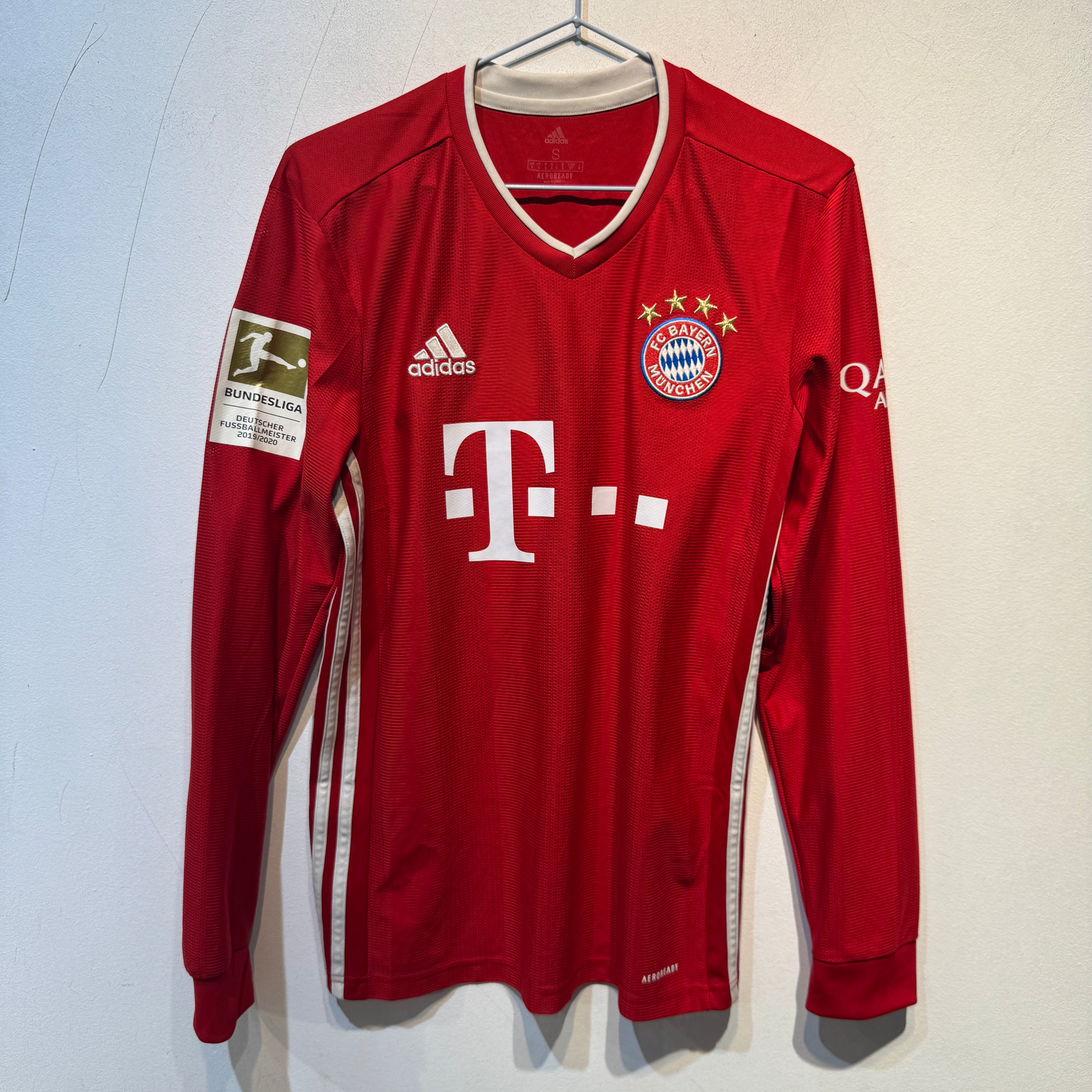 Bayern Munich “Davies” Home Long Sleeve – 2019/2020 – Small
