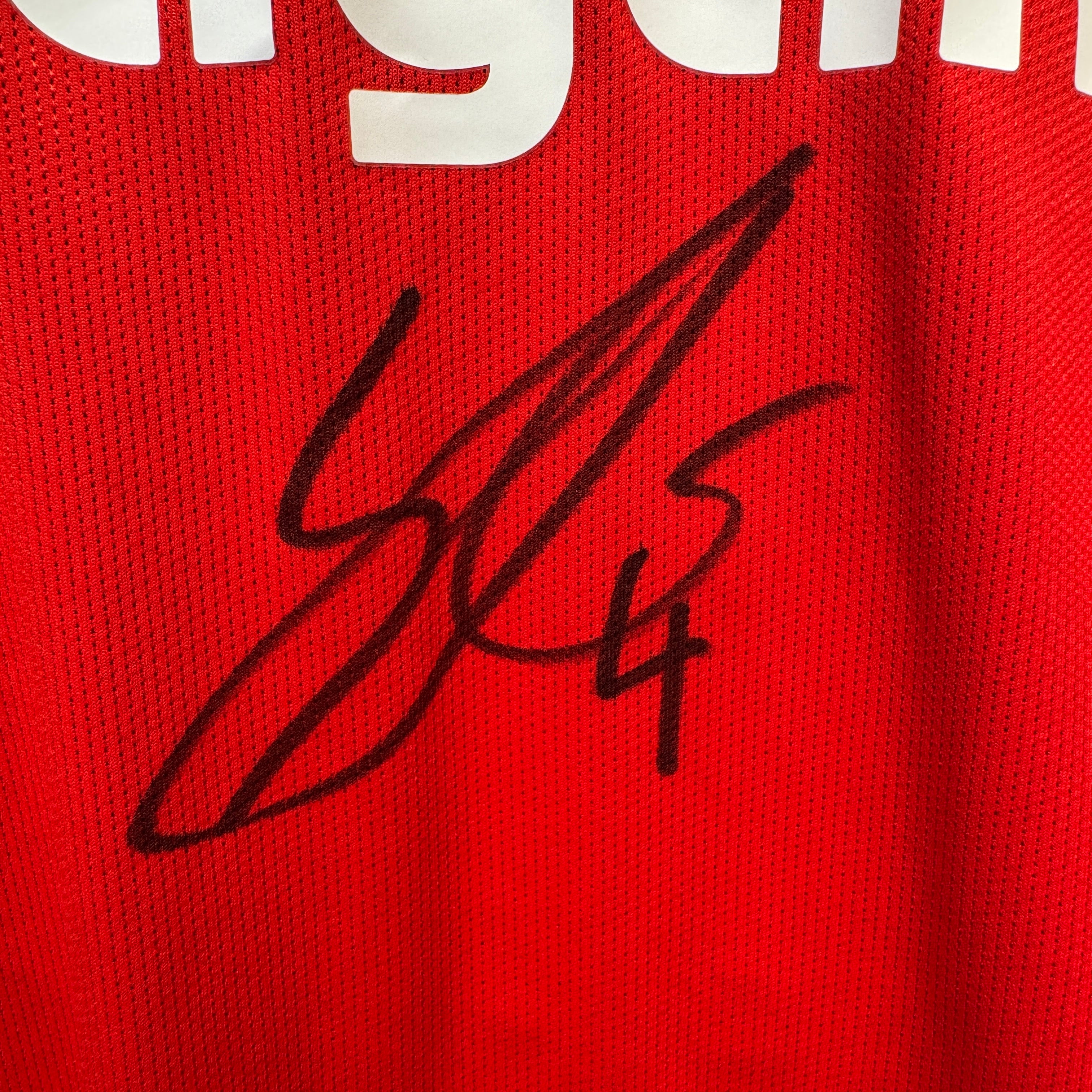 Sevilla FC “Kjær” Home – 2018/2019 – XL (Signed)