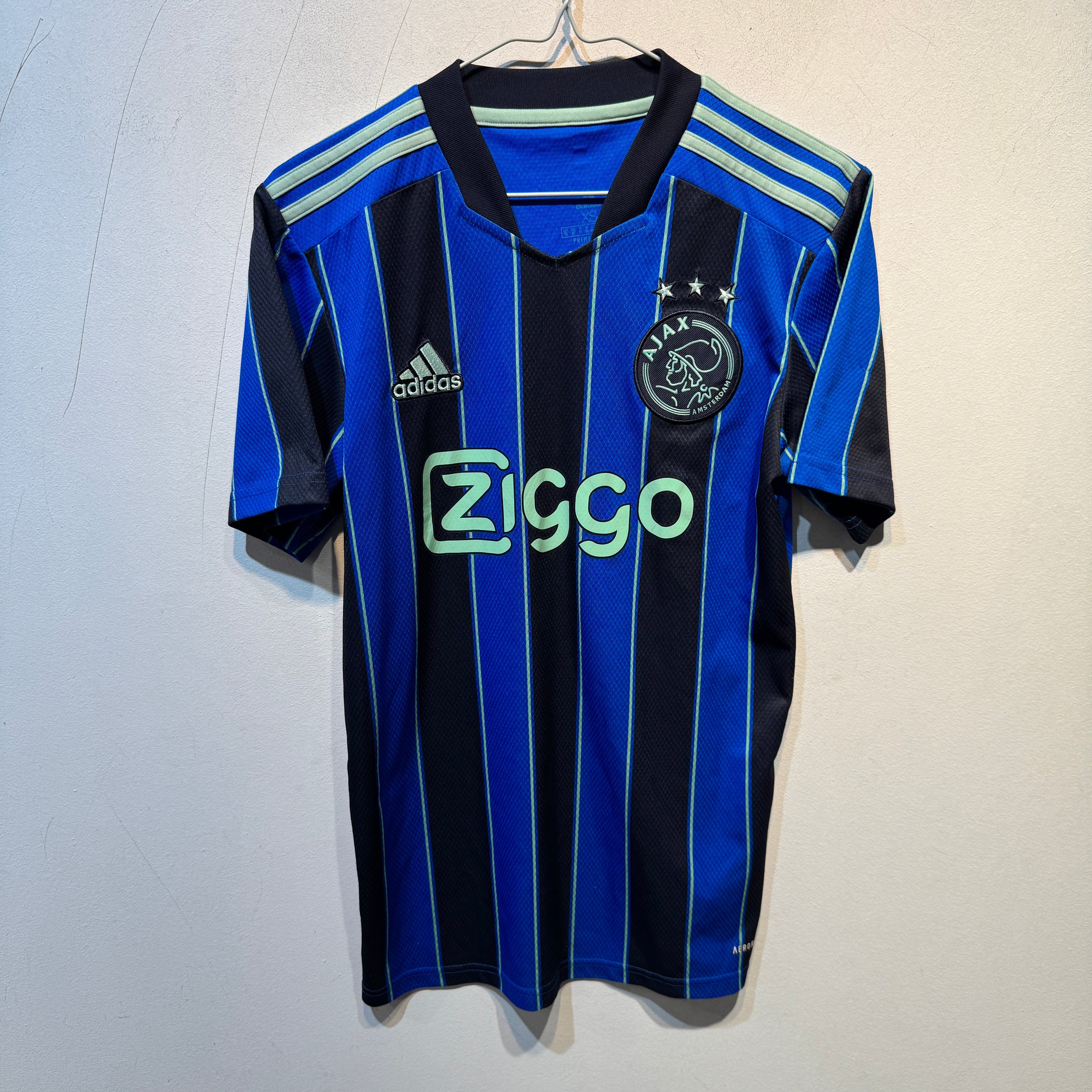 Ajax Away Shirt – 2021/2022 – Blue/Black – adidas – Size XS