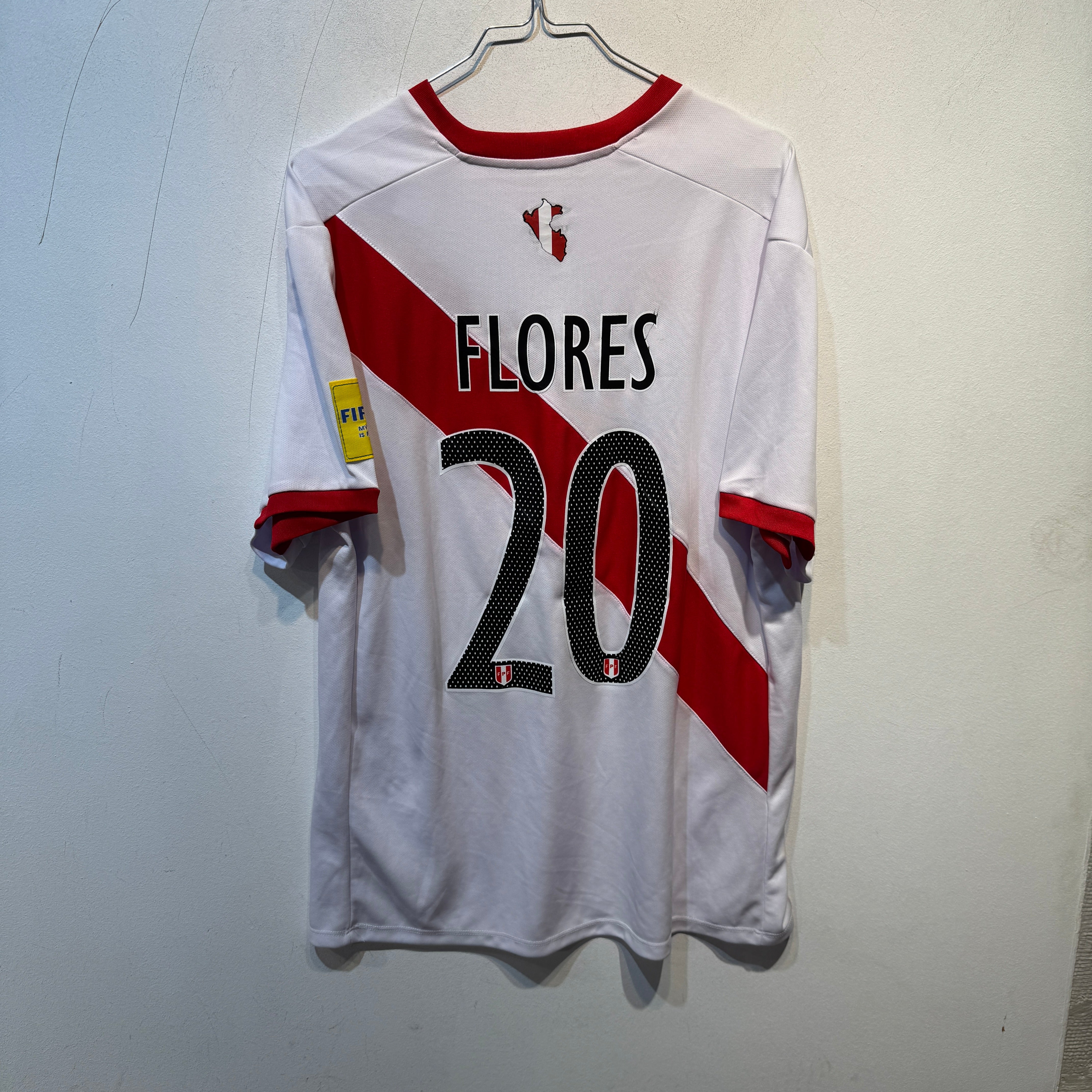 Peru “Flores 20” Home Shirt – Umbro – 2018/2019 – Large