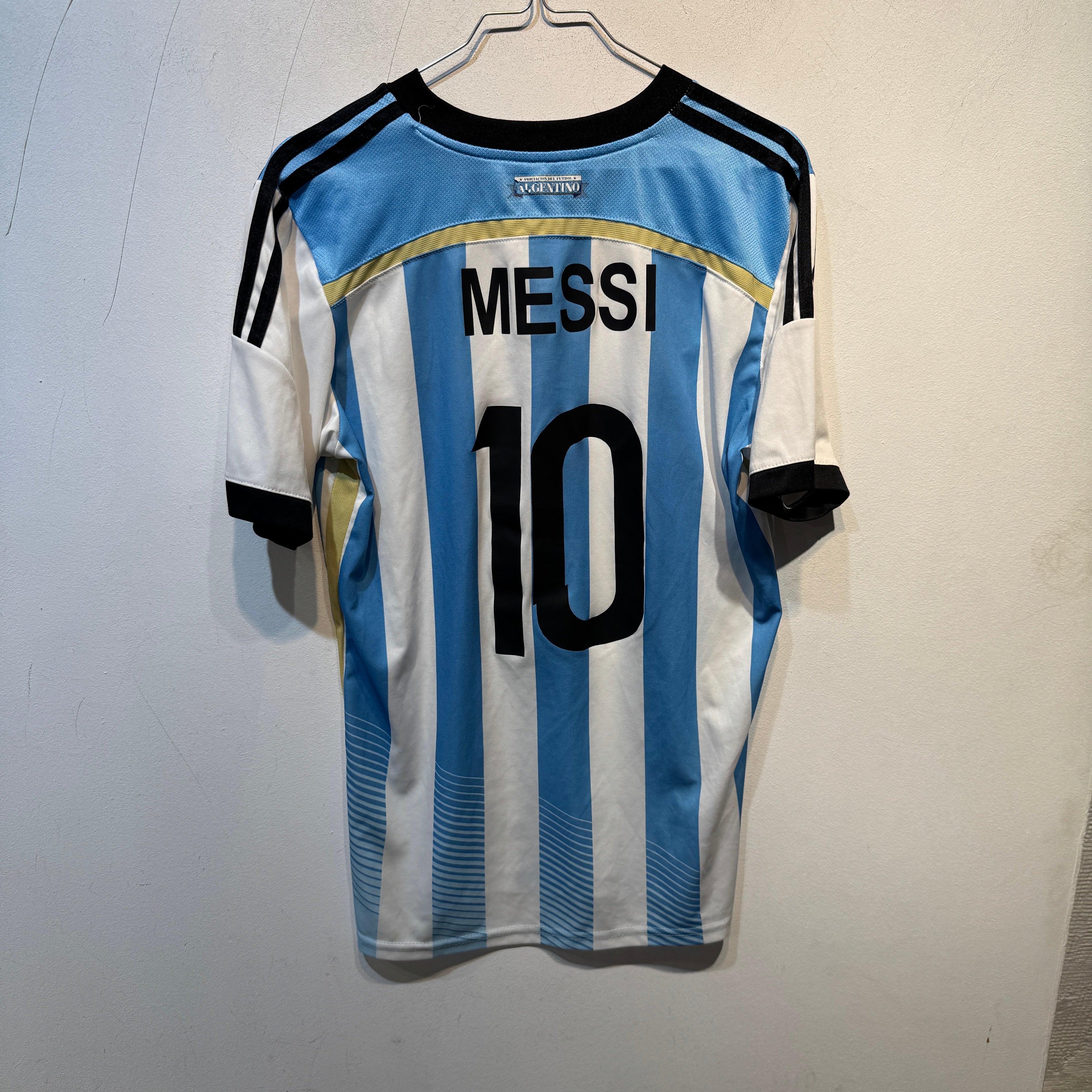 Argentina Lionel Messi #10 Home – 2014 World Cup – Size L