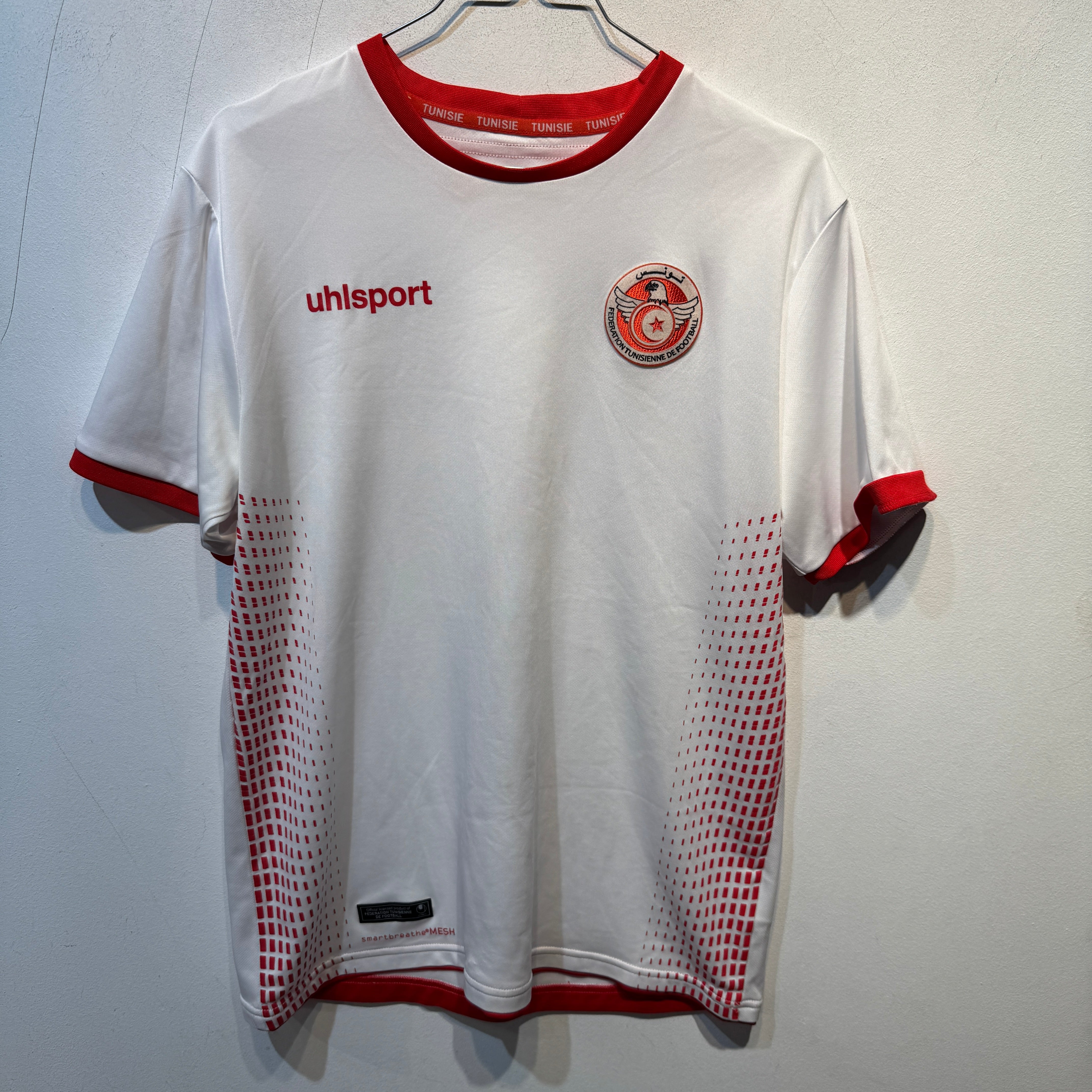 Tunisia National Team Home – Uhlsport – 2016/2017 – Large