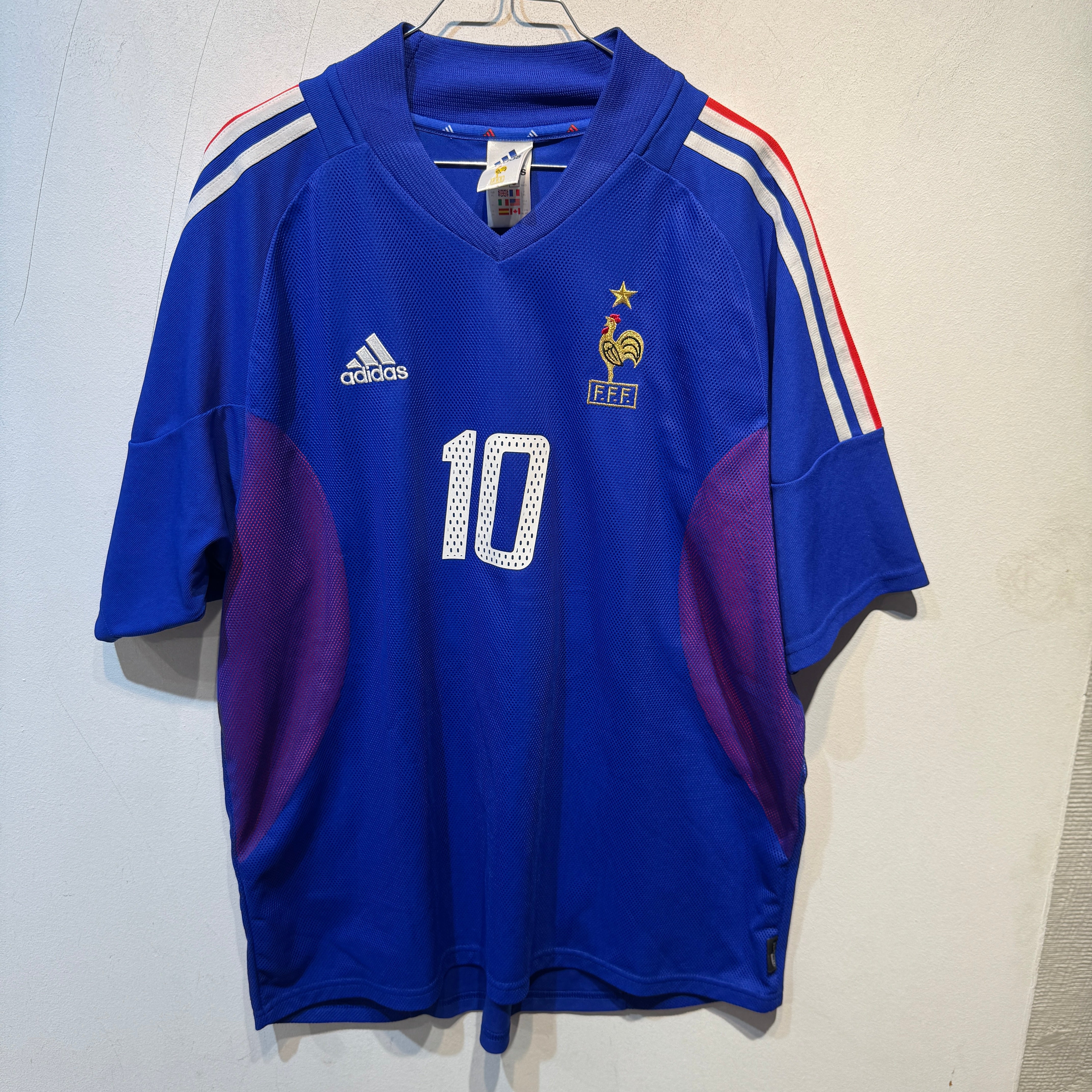 France “Zidane” Home – Euro 2000 – Adidas – XL